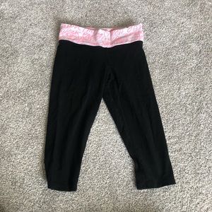 “Pink” yoga pants size small